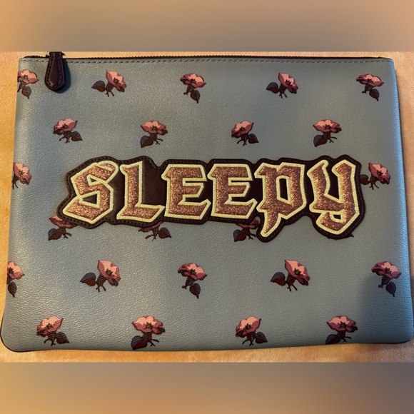 NWOT/ Coach ~ DISNEY X LARGE POUCH CLUTCH 30 “SLEEPY” - Picture 7 of 7